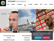 Tablet Screenshot of dynamocb.cz